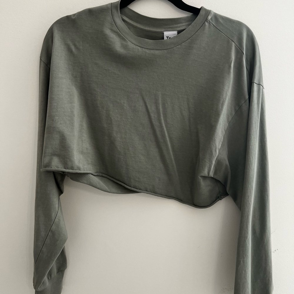 TNA long sleeve crop top